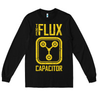 Black Back to the future flux capacitor Long Sleeve Tee - artisFamous