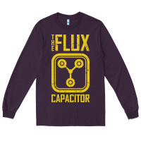 Plum Back to the future flux capacitor Long Sleeve Tee - artisFamous