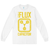 White Back to the future flux capacitor Long Sleeve Tee - artisFamous