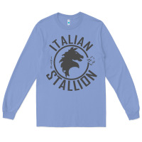 Colony Blue Italian Stallion Long Sleeve Tee - artisFamous
