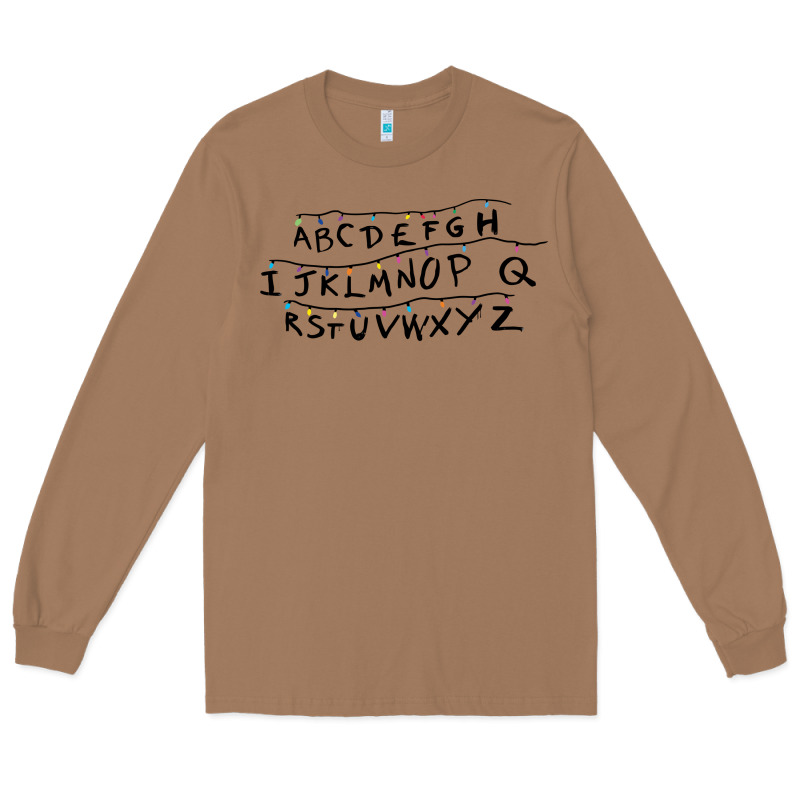 Stranger Alphabets Funny Long Sleeve Tee by artisFamous | Teevron