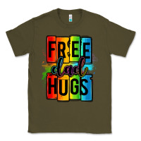 Army Green free dad hugs Classic Tee - OliviaCreatesArt