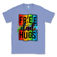 Colony Blue free dad hugs Classic Tee - OliviaCreatesArt