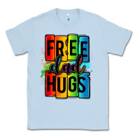 Dusty Blue free dad hugs Classic Tee - OliviaCreatesArt