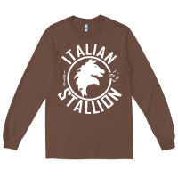 Chestnut Italian Stallion Long Sleeve Tee - artisFamous