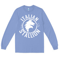 Colony Blue Italian Stallion Long Sleeve Tee - artisFamous
