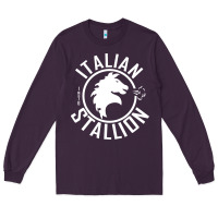 Plum Italian Stallion Long Sleeve Tee - artisFamous