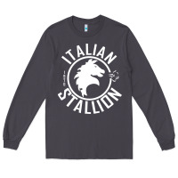 Smoke Italian Stallion Long Sleeve Tee - artisFamous