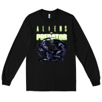 Black Predator Alien Long Sleeve Tee - artisFamous