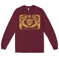 Burgundy Bouncing Souls The Scream Of King Long Sleeve Tee - artisFamous