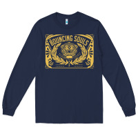 Navy Bouncing Souls The Scream Of King Long Sleeve Tee - artisFamous