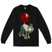 Black Plants vs. Zombies Long Sleeve Tee - artisFamous