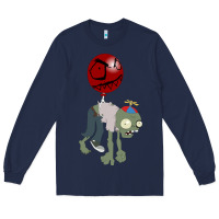 Navy Plants vs. Zombies Long Sleeve Tee - artisFamous