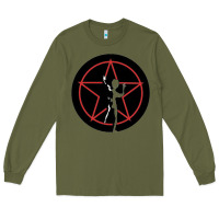 Army Green Rush Starman Long Sleeve Tee - artisFamous