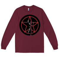 Burgundy Rush Starman Long Sleeve Tee - artisFamous