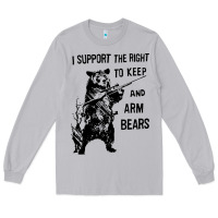 Moon Dust bear arms 2nd amendment funny hunting Long Sleeve Tee - artisFamous