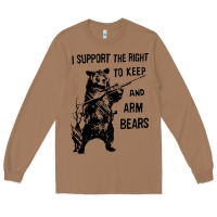 Toasted Coconut bear arms 2nd amendment funny hunting Long Sleeve Tee - artisFamous