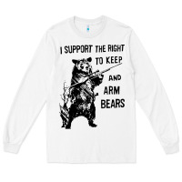 White bear arms 2nd amendment funny hunting Long Sleeve Tee - artisFamous