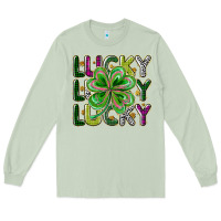 Matcha Lucky Long Sleeve Tee - CowhideDigitalArt