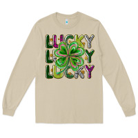 Mushroom Lucky Long Sleeve Tee - CowhideDigitalArt