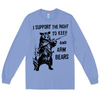 Colony Blue bear arms 2nd amendment funny hunting Long Sleeve Tee - artisFamous