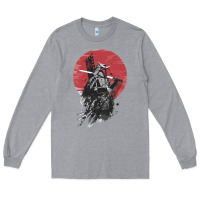 Heather Grey Soul of Samurai Long Sleeve Tee - artisFamous