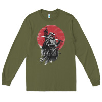 Army Green Soul of Samurai Long Sleeve Tee - artisFamous