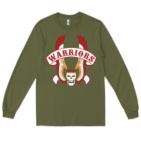 Army Green Warriors Long Sleeve Tee - artisFamous