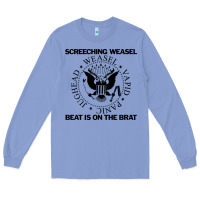 Colony Blue Screeching Weasel Beat Is On The Brat Long Sleeve Tee - artisFamous