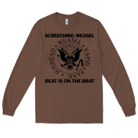Chestnut Screeching Weasel Beat Is On The Brat Long Sleeve Tee - artisFamous