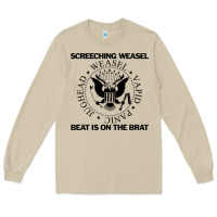 Mushroom Screeching Weasel Beat Is On The Brat Long Sleeve Tee - artisFamous