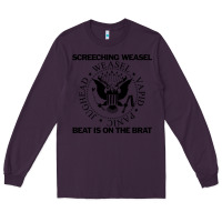 Plum Screeching Weasel Beat Is On The Brat Long Sleeve Tee - artisFamous
