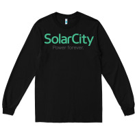 Black SolarCity Long Sleeve Tee - artisFamous