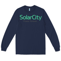 Navy SolarCity Long Sleeve Tee - artisFamous