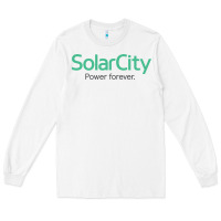 White SolarCity Long Sleeve Tee - artisFamous