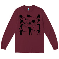 Burgundy billiards Long Sleeve Tee - artisFamous