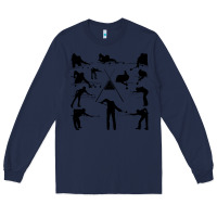 Navy billiards Long Sleeve Tee - artisFamous