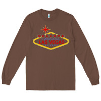 Chestnut Welcome to Fabulous Las Vegas Nevada Long Sleeve Tee - artisFamous