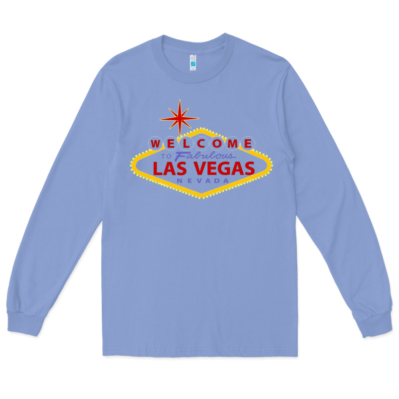 Welcome To Fabulous Las Vegas Nevada Long Sleeve Tee by artisFamous | Teevron