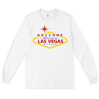 White Welcome to Fabulous Las Vegas Nevada Long Sleeve Tee - artisFamous