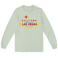 Matcha Welcome to Fabulous Las Vegas Nevada Long Sleeve Tee - artisFamous