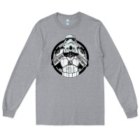 Heather Grey storm trooper Long Sleeve Tee - artisFamous