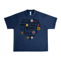 Navy Mother Urban Heavy Tee - CowhideDigitalArt