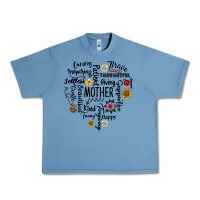Pebble Blue Mother Urban Heavy Tee - CowhideDigitalArt