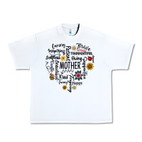 White Mother Urban Heavy Tee - CowhideDigitalArt