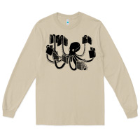 Mushroom Octopus Long Sleeve Tee - artisFamous