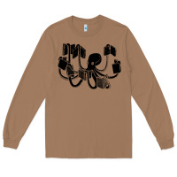 Toasted Coconut Octopus Long Sleeve Tee - artisFamous