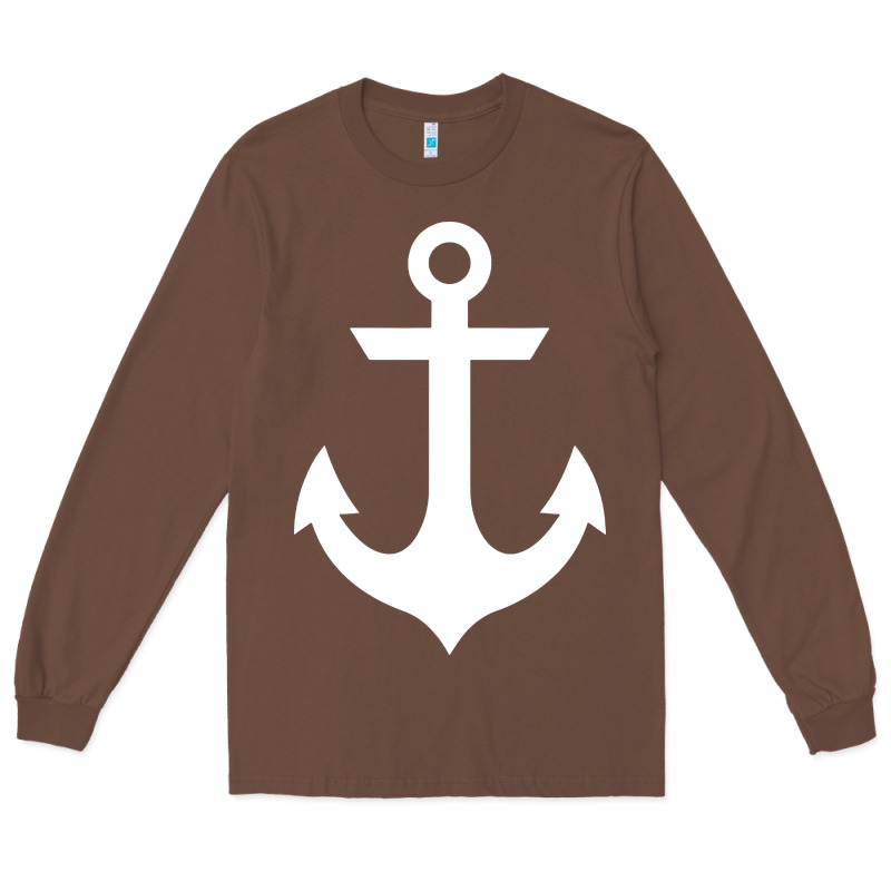 Preppy Nautical Anchor Long Sleeve Tee by artisFamous | Teevron