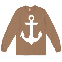 Toasted Coconut preppy nautical anchor Long Sleeve Tee - artisFamous