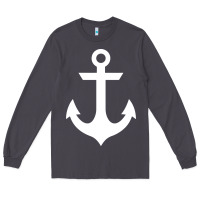Smoke preppy nautical anchor Long Sleeve Tee - artisFamous